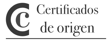 Certificados de Origen