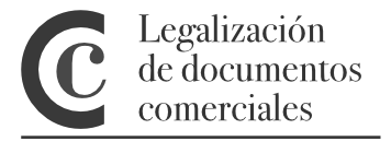 Legalización de documentos comerciales