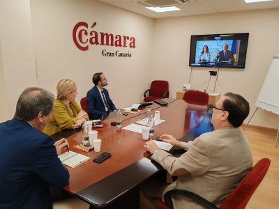 La Cámara de Comercio de Ucrania contacta con la Cámara de Gran Canaria interesada por las posibilidades de inversión en la Isla 